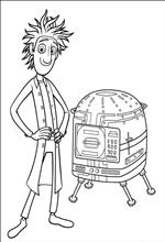 coloring page Cloudy with a Chance of Meatballs